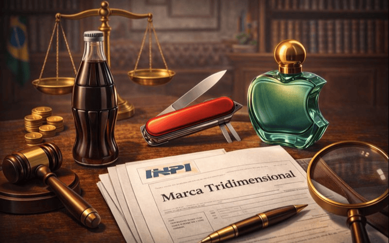 marca tridimensional